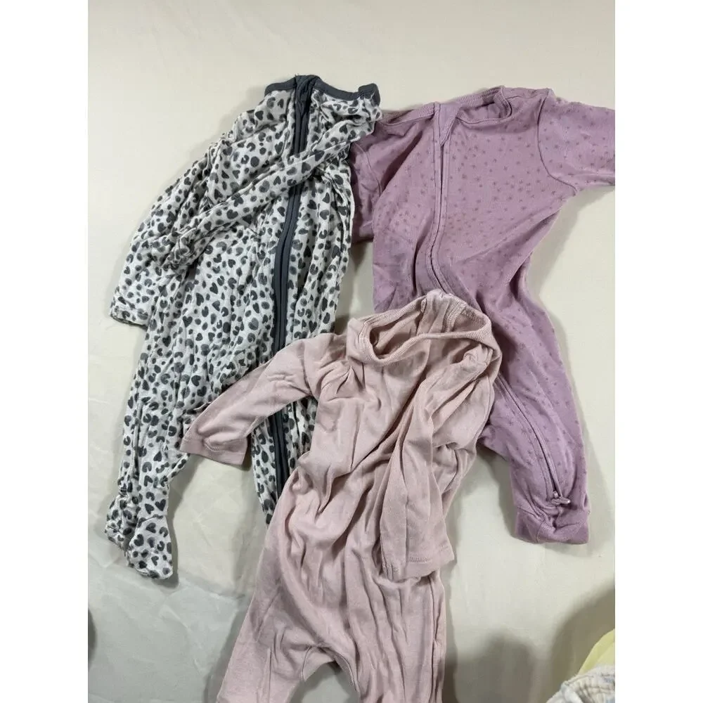 Baby Girl Clothes Lot Size 0-3 Months Summer Romper Dress RuffleButts Kyte Honey